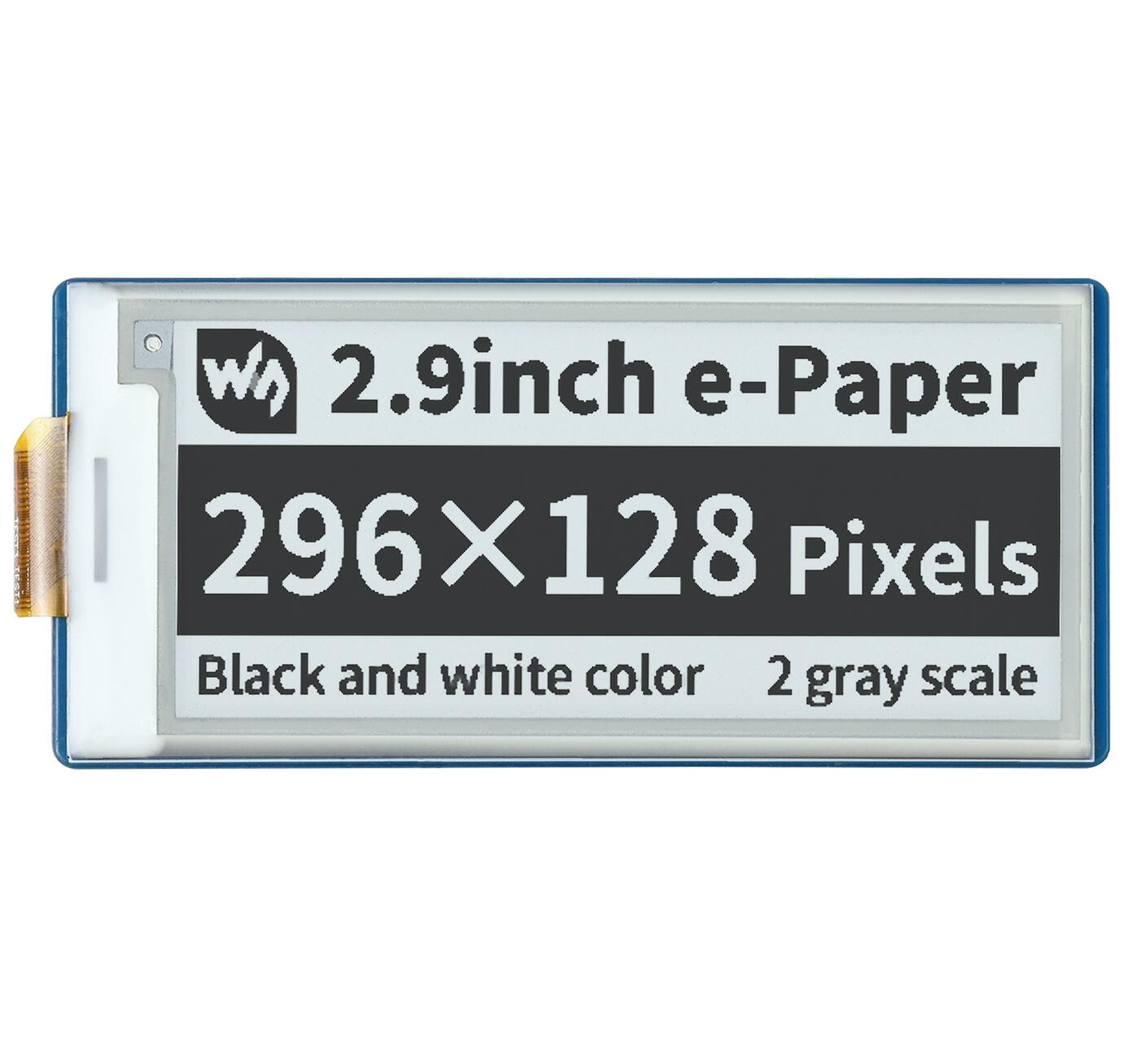 Módulo de Pantalla de Tinta El - Display Epaper 2.9 reseña y precio