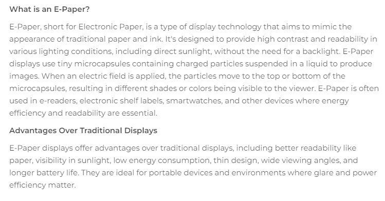 104990852 Pantalla flexible mo - Display Epaper 2.9 reseña y precio